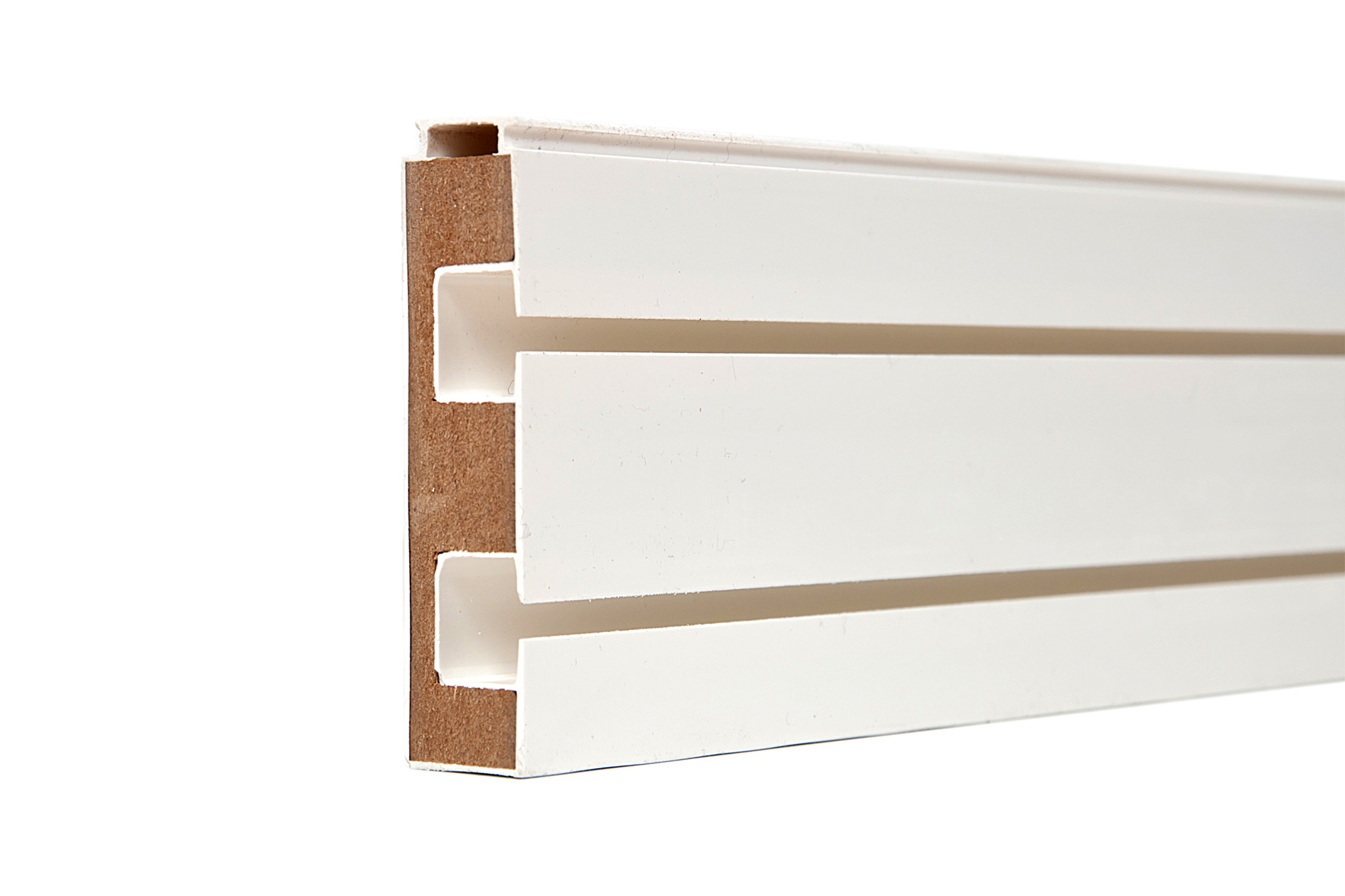 Шина потолочная из ПВХ с МДФ наполнением (2-х рядная, Германия)