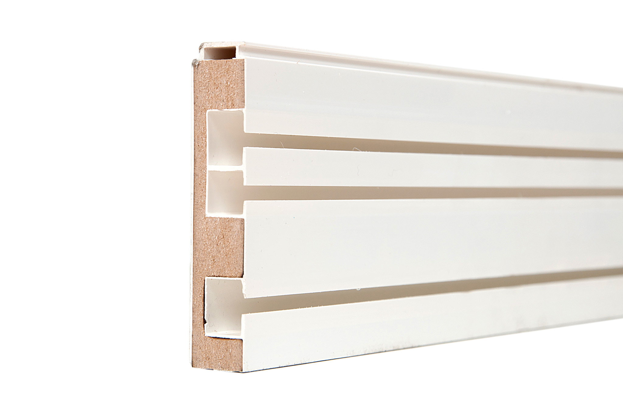 Шина потолочная из ПВХ с МДФ наполнением (3-х рядная, Германия)